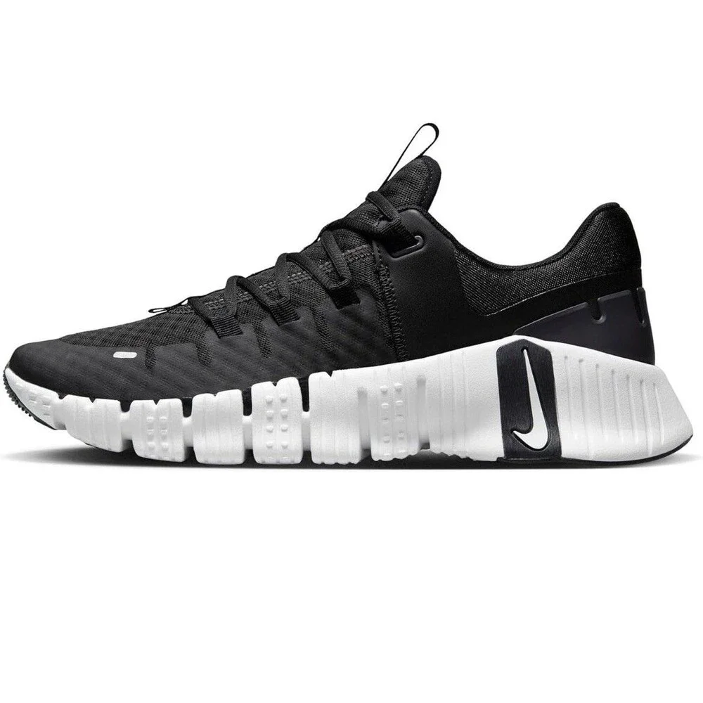 Men’s Size 9-  Free Metcon 5 Black White DV3949-001 Men's Training Shoes (No lid